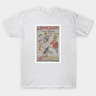 Affiche au Pauvre Jacques T-Shirt